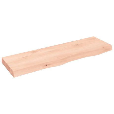 Vidaxx Waschtischplatte 100x30x (2-6) cm unbehandeltes Massivholz