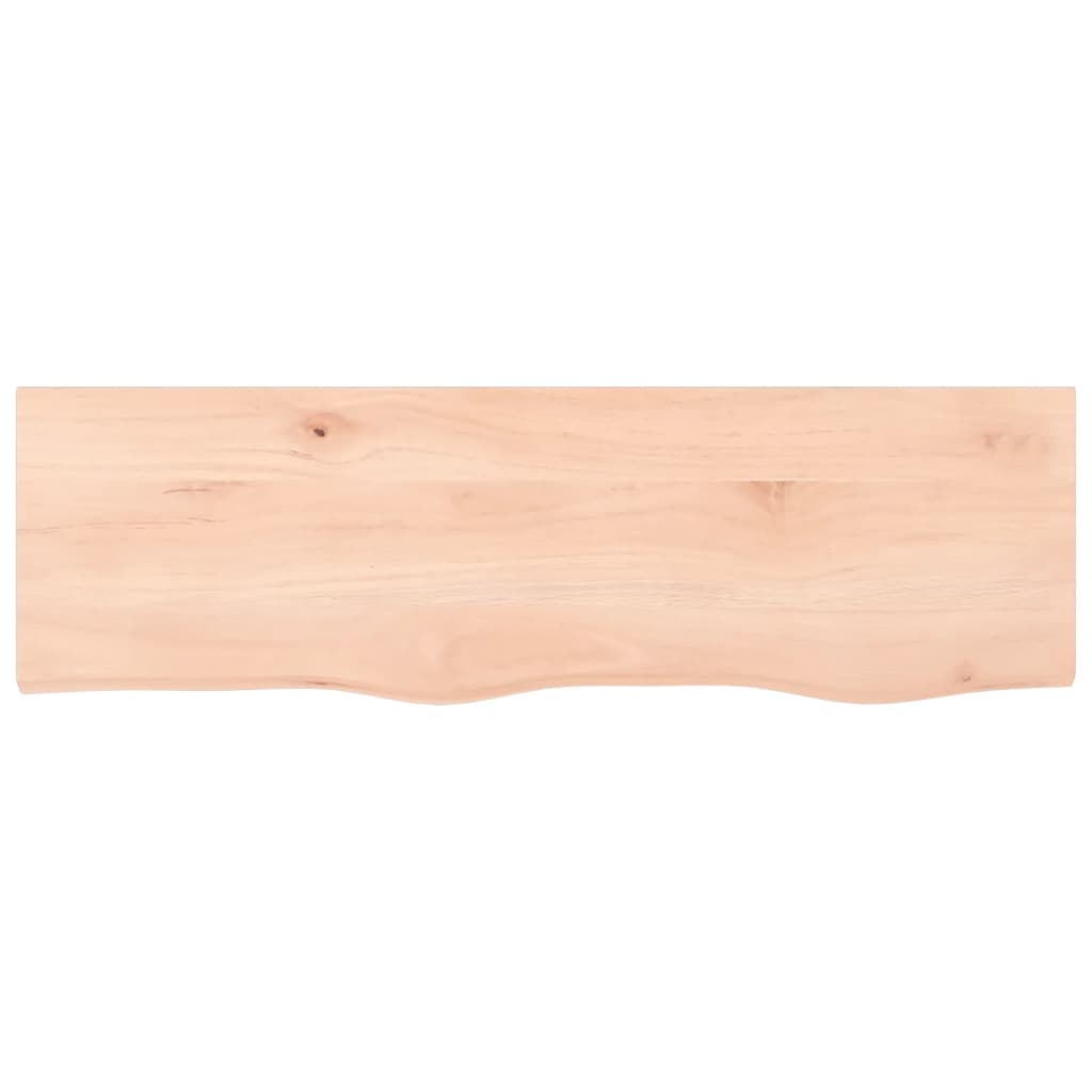 Vidaxx Waschtischplatte 100x30x (2-6) cm unbehandeltes Massivholz