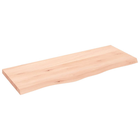 Vidaxx Waschtischplatte 100x40x (2-4) cm unbehandeltes Massivholz