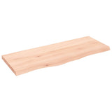 VidaXL Waschtischplatte 100x40x (2-4) cm unbehandeltes Massivholz