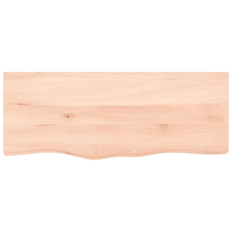 Vidaxx Waschtischplatte 100x40x (2-4) cm unbehandeltes Massivholz