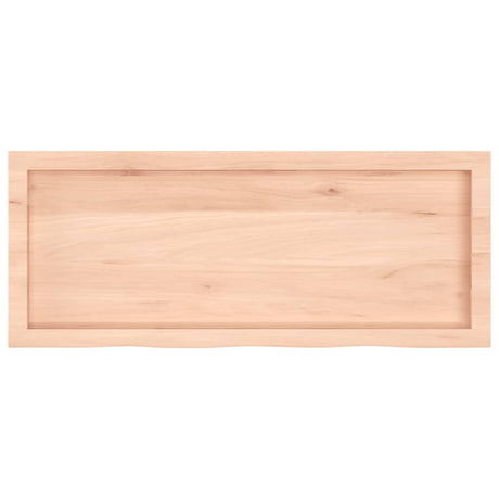Vidaxx Waschtischplatte 100x40x (2-4) cm unbehandeltes Massivholz