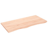 VidaXL Waschtischplatte 100x50x2 cm unbehandeltes Massivholz
