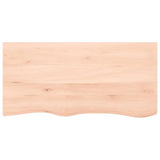 Vidaxx Waschtischplatte 100x50x2 cm unbehandeltes Massivholz