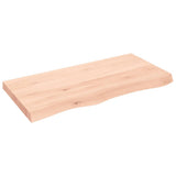 VidaXL Waschtischplatte 100x50x (2-6) cm unbehandeltes Massivholz