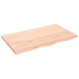 Vidaxx Waschtischplatte 100x60x (2-4) cm unbehandeltes Massivholz