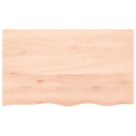 Vidaxx Waschtischplatte 100x60x (2-4) cm unbehandeltes Massivholz