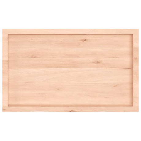 Vidaxx Waschtischplatte 100x60x (2-4) cm unbehandeltes Massivholz
