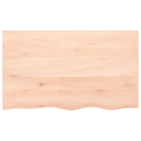 Vidaxx Waschtischplatte 100x60x (2-6) cm unbehandeltes Massivholz