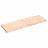 Vidaxx Waschtischplatte 120x40x (2-4) cm unbehandeltes Massivholz