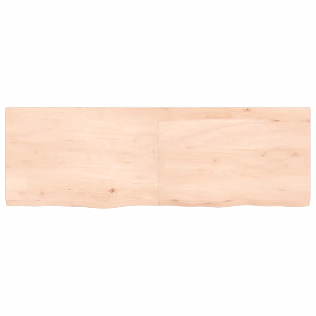 Vidaxx Waschtischplatte 120x40x (2-4) cm unbehandeltes Massivholz