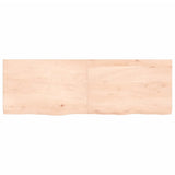 Vidaxx Waschtischplatte 120x40x (2-4) cm unbehandeltes Massivholz