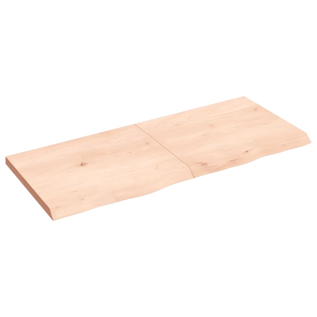 Vidaxx Waschtischplatte 120x50x (2-4) cm unbehandeltes Massivholz