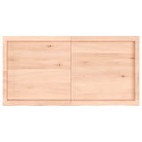 Vidaxx Waschtischplatte 120x60x (2-6) cm unbehandeltes Massivholz