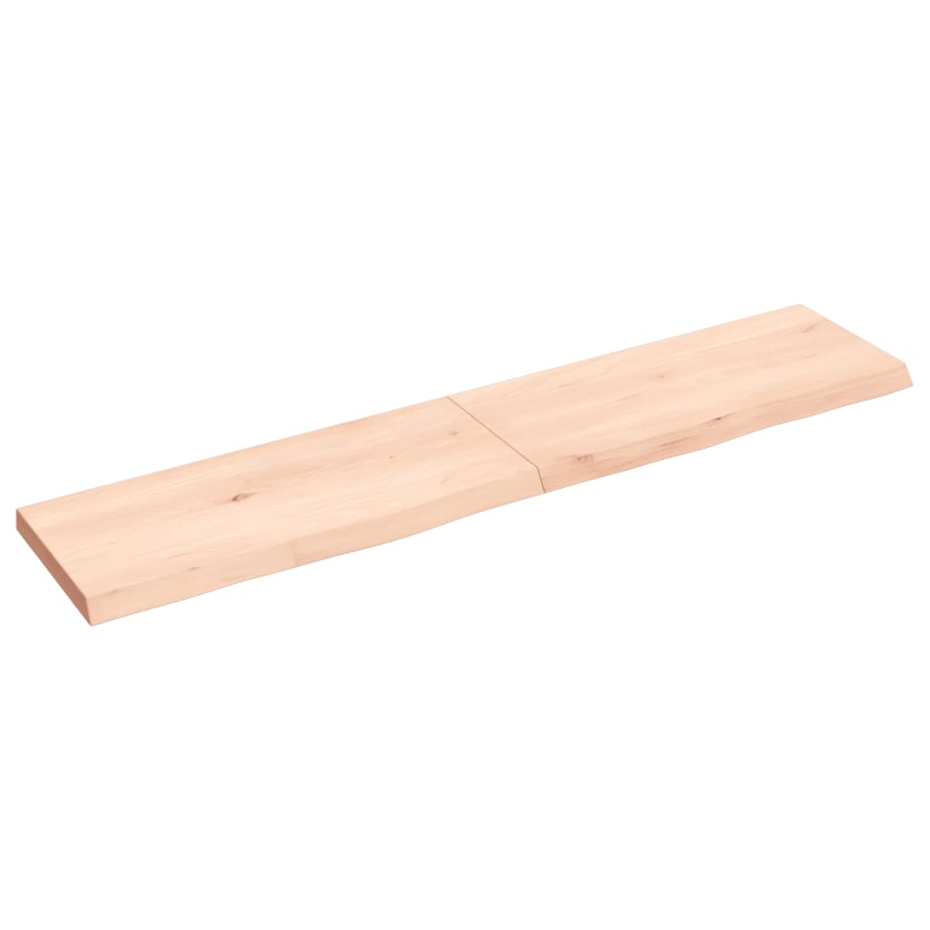 Vidaxx Waschtischplatte 140x30x (2-4) cm unbehandeltes Massivholz