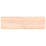 Vidaxx Waschtischplatte 140x40x (2-6) cm unbehandeltes Massivholz