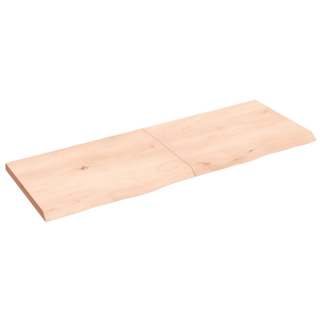 Vidaxx Waschtischplatte 140x50x (2-4) cm unbehandeltes Massivholz