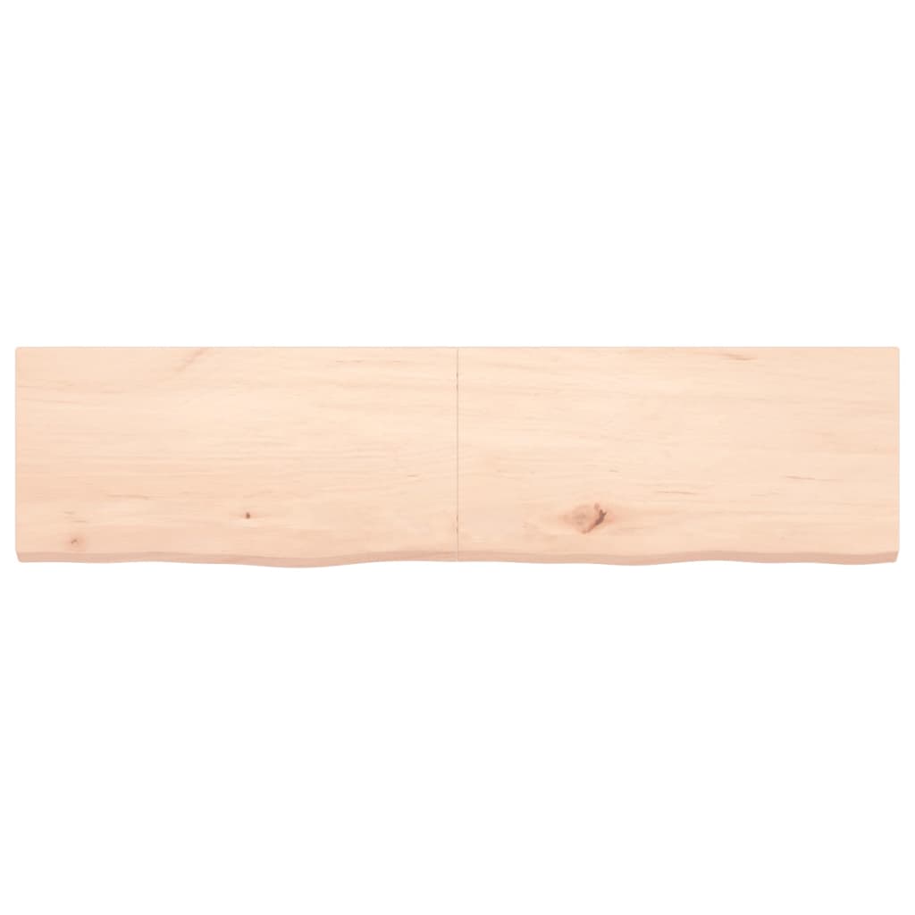 VidaXL Waschtischplatte 160x40x (2-4) cm unbehandeltes Massivholz