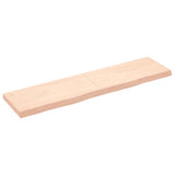 Vidaxx Waschtischplatte 160x40x (2-6) cm unbehandeltes Massivholz
