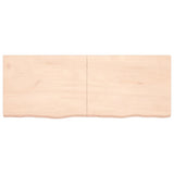 VidaXL Waschtischplatte 160x60x (2-4) cm unbehandeltes Massivholz
