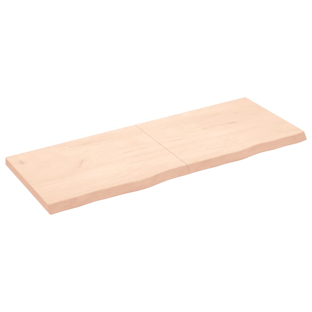 Vidaxx Waschtischplatte 160x60x (2-6) cm unbehandeltes Massivholz
