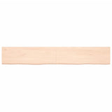 Vidaxx Waschtischplatte 180x30x (2-4) cm unbehandeltes Massivholz
