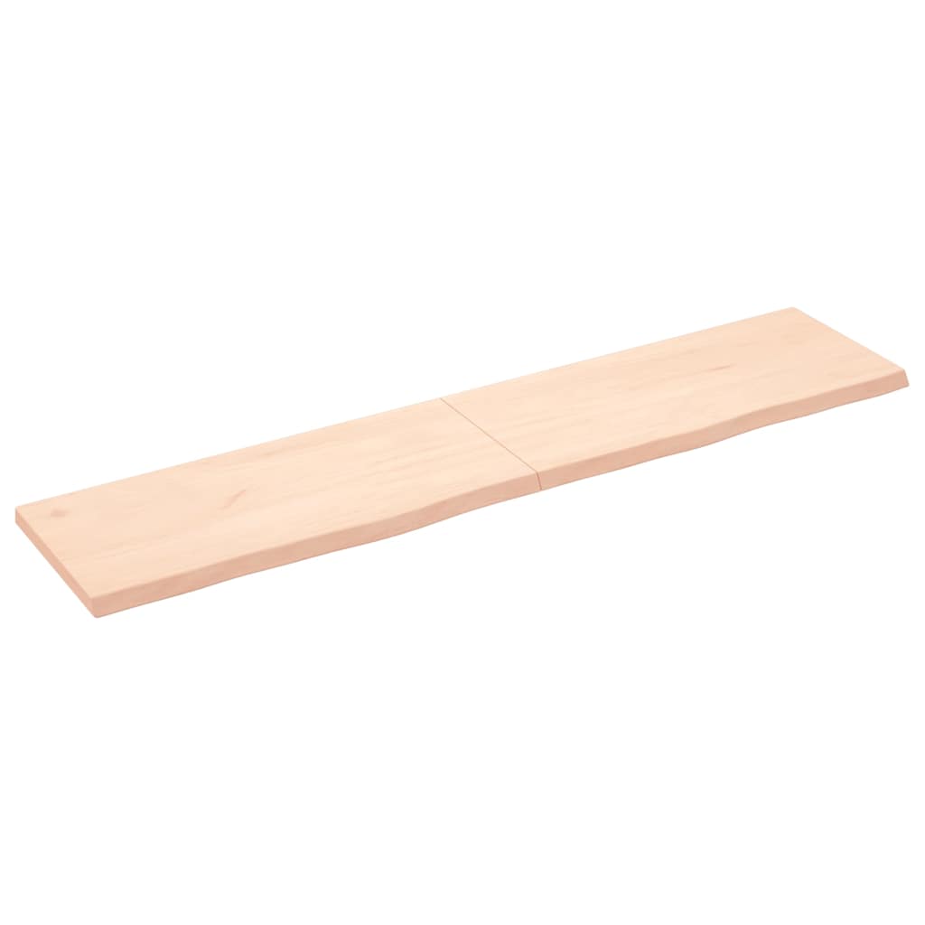 Vidaxx Waschtischplatte 180x40x (2-4) cm unbehandeltes Massivholz