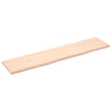 Vidaxx Waschtischplatte 180x40x (2-4) cm unbehandeltes Massivholz