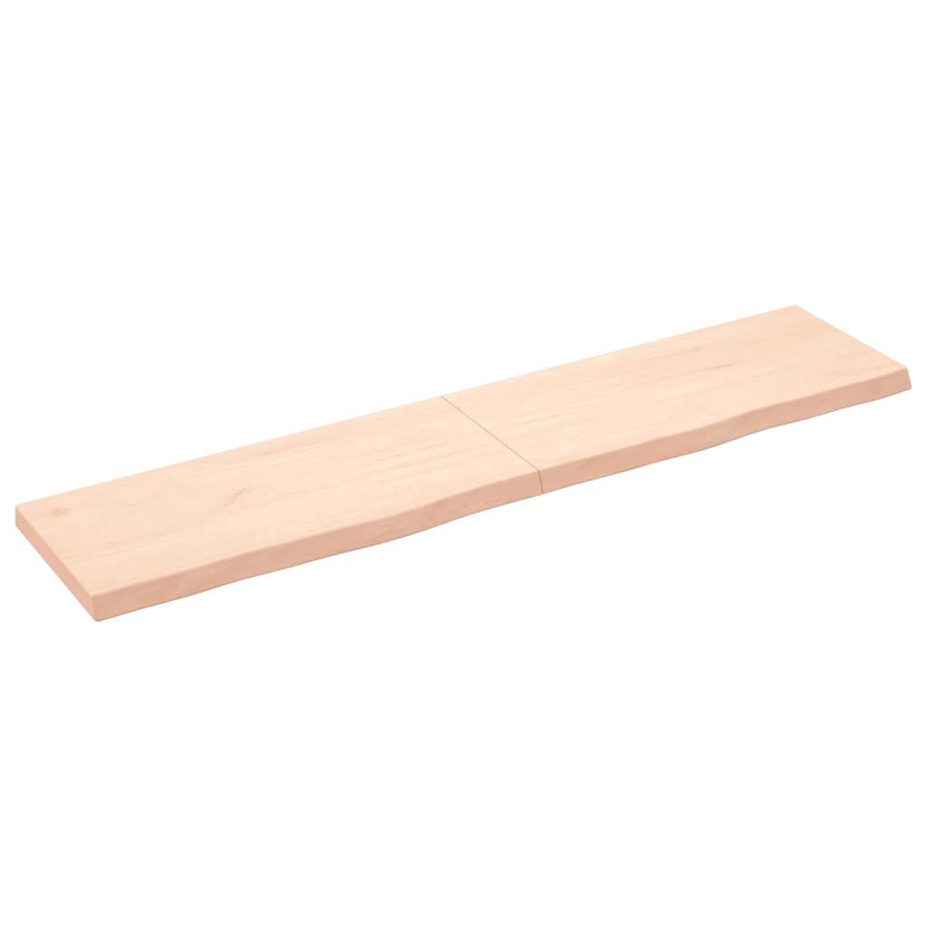 Vidaxx Waschtischplatte 180x40x (2-6) cm unbehandeltes Massivholz