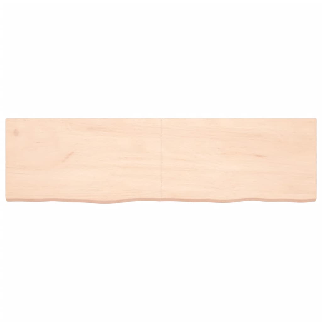 Vidaxx Waschtischplatte 180x50x (2-4) cm unbehandeltes Massivholz