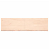 Vidaxx Waschtischplatte 180x50x (2-4) cm unbehandeltes Massivholz