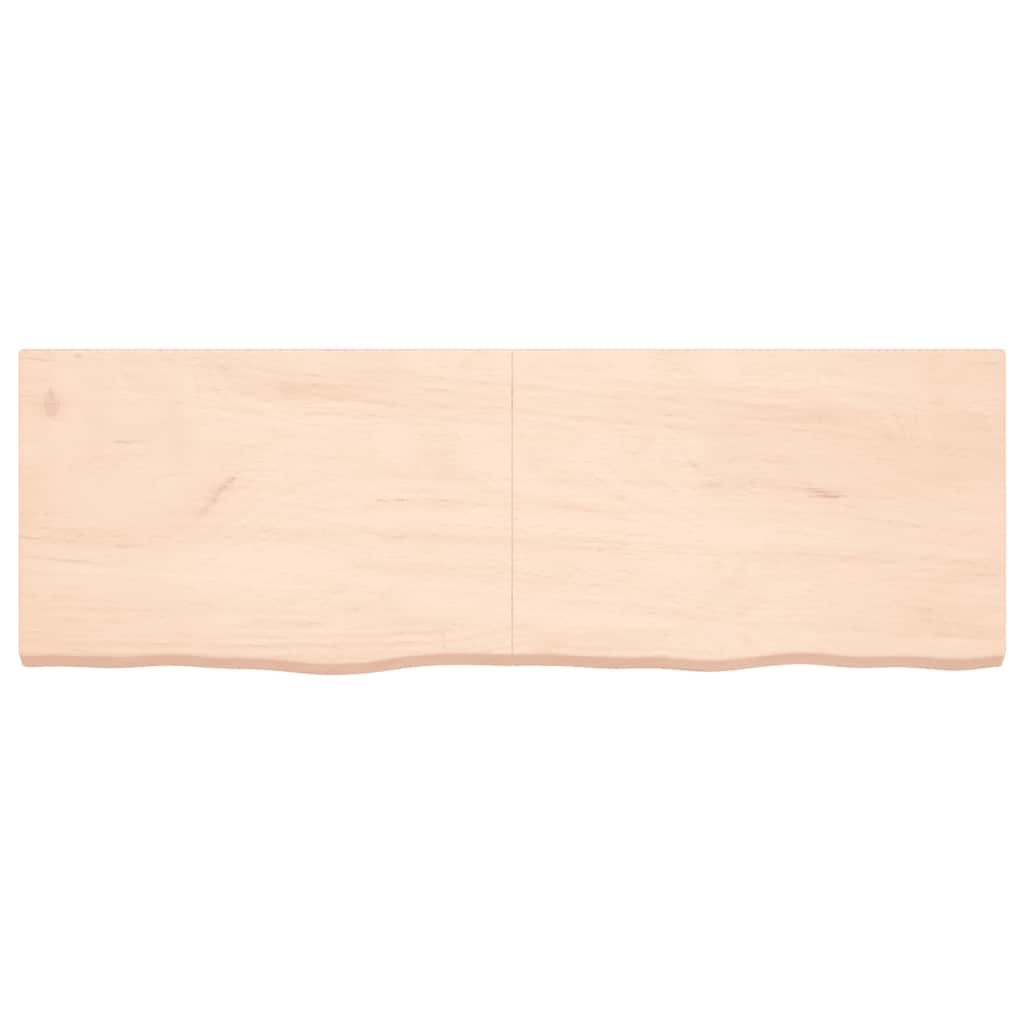 Vidaxx Waschtischplatte 180x60x (2-6) cm unbehandeltes Massivholz