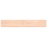 VidaXL Waschtischplatte 200x30x (2-4) cm unbehandeltes Massivholz