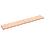 Vidaxx Waschtischplatte 200x30x (2-6) cm unbehandeltes Massivholz