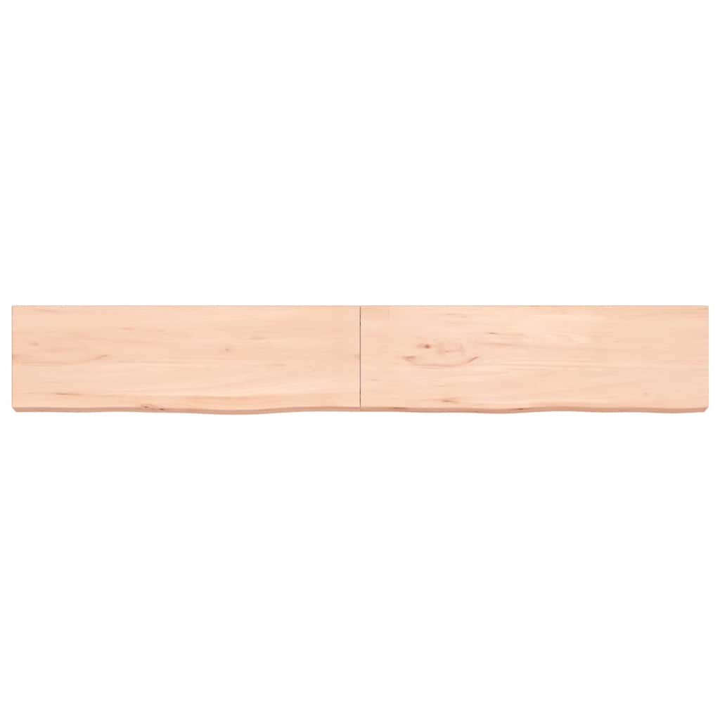 Vidaxx Waschtischplatte 200x30x (2-6) cm unbehandeltes Massivholz