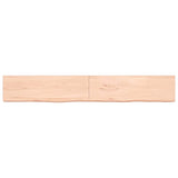 Vidaxx Waschtischplatte 200x30x (2-6) cm unbehandeltes Massivholz
