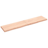 VidaXL Waschtischplatte 200x40x (2-6) cm unbehandeltes Massivholz