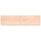 Vidaxx Waschtischplatte 200x50x (2-6) cm unbehandeltes Massivholz