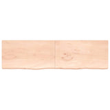 VidaXL Waschtischplatte 220x60x (2-4) cm unbehandeltes Massivholz