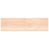 VidaXL Waschtischplatte 220x60x (2-6) cm unbehandeltes Massivholz
