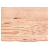 Vidaxx Waschtischplatte 40x30x (2-6) cm behandeltes Massivholz hellbraun