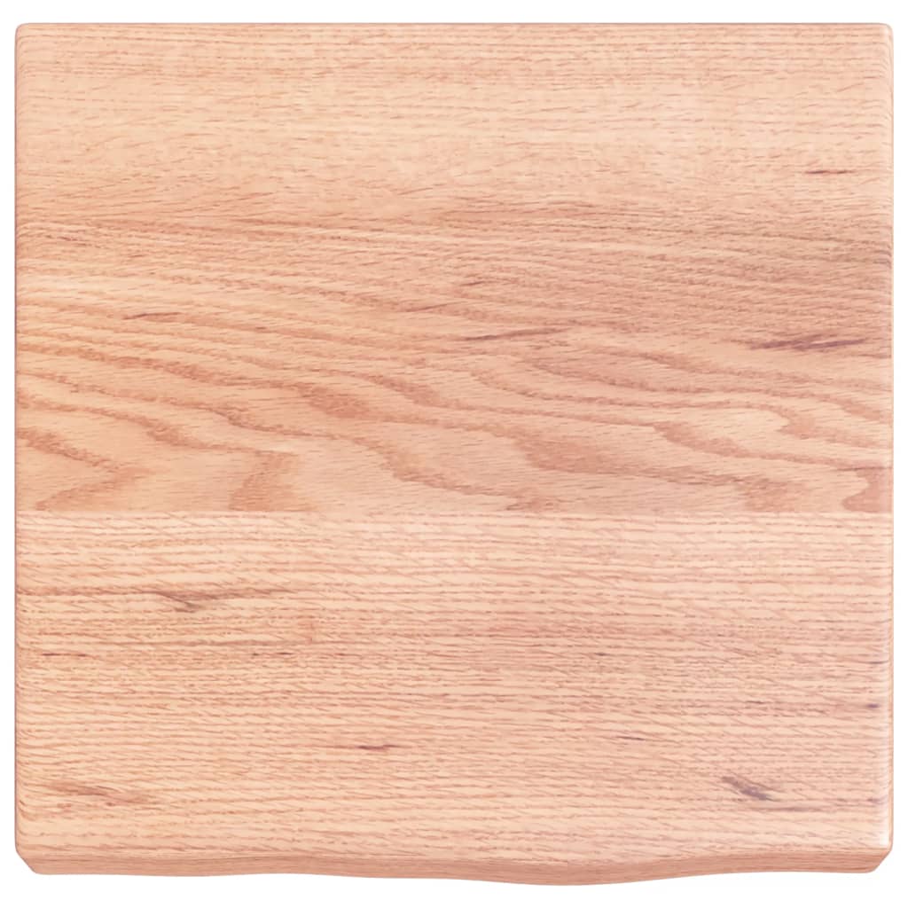 Vidaxx Waschtischplatte 40x40x (2-6) cm, behandeltes Massivholz hellbraun