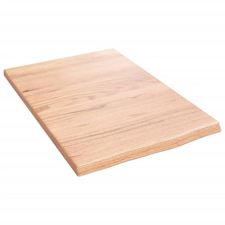 Vidaxx-Waschtischplatte 40x60x2, behandeltes Massivholz hellbraun