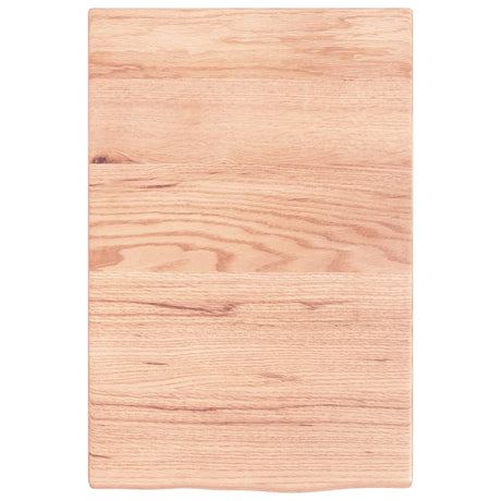 Vidaxx-Waschtischplatte 40x60x2, behandeltes Massivholz hellbraun