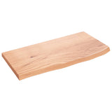 Vidaxx-Waschtischplatte 60x30x2, behandeltes Massivholz hellbraun