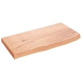VidaXL Waschtischplatte 60x30x (2-4) cm, behandeltes Massivholz hellbraun