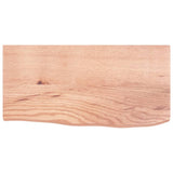 VidaXL Waschtischplatte 60x30x (2-4) cm, behandeltes Massivholz hellbraun