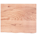 VidaXL Waschtischplatte 60x50x (2-6) cm, behandeltes Massivholz hellbraun