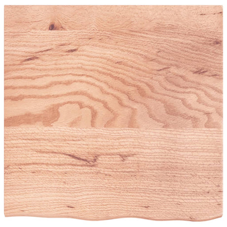 Vidaxx-Waschtischplatte 60x60x2, behandeltes Massivholz hellbraun