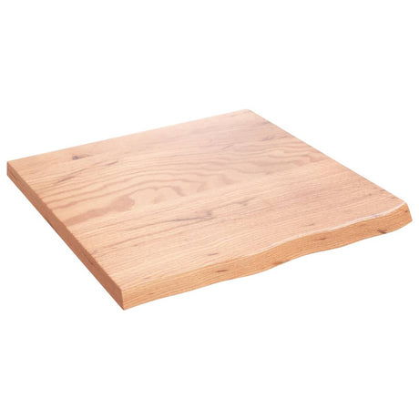 Vidaxx Waschtischplatte 60x60x (2-4) cm, behandeltes Massivholz hellbraun